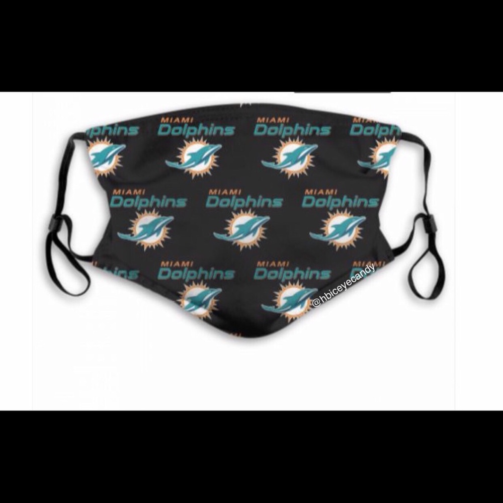 🔥Miami Dolphins Reusable cloth Face Mask🔥